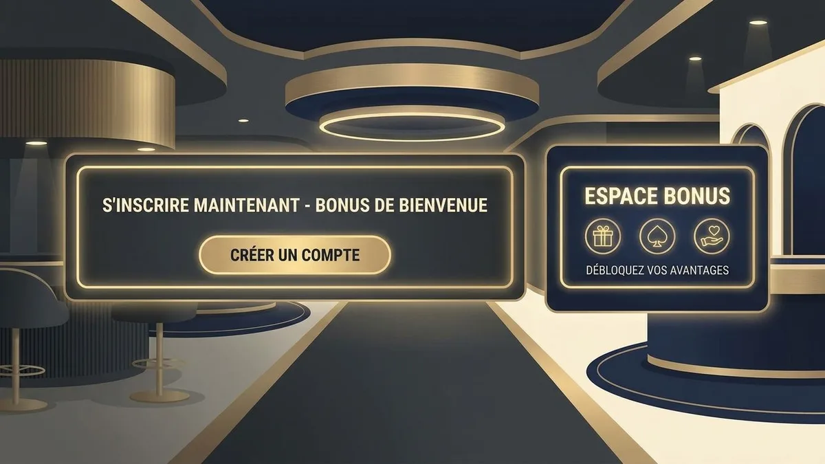 Inscription avec bonus